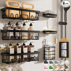 Veken 6-Pack Shower Caddy Set